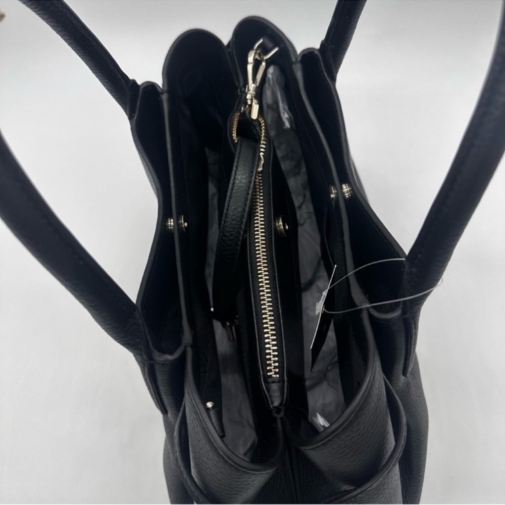 Kate Spade Large Dumpling Satchel Crossbody Bag Black - Picture 6 of 12
